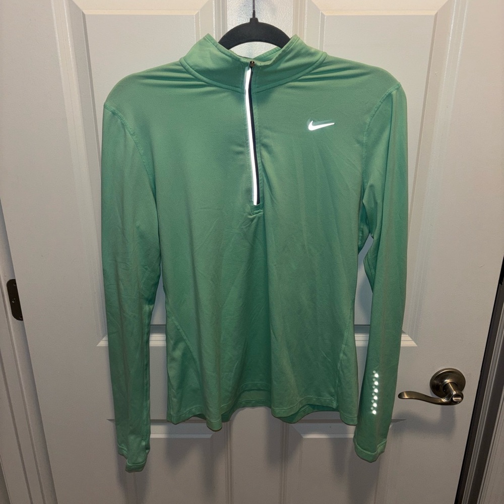 Nike Quarter Zip in Mint Green (Size Medium)